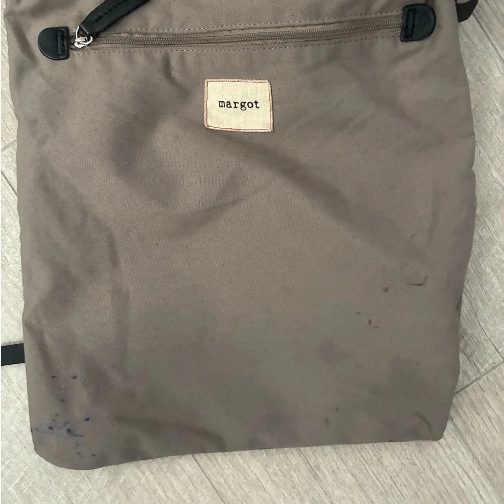 Margot Black Leather Crossbody Bag